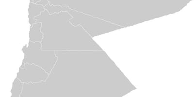 Празна мапа Јордана
