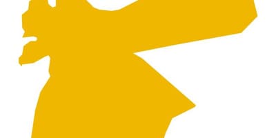 Карта Јордана картица вецтор 