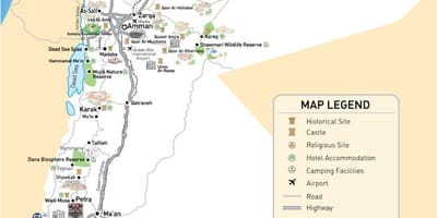 Мапа аеродрома Јордана 