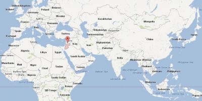 Локација Јордан на мапи света